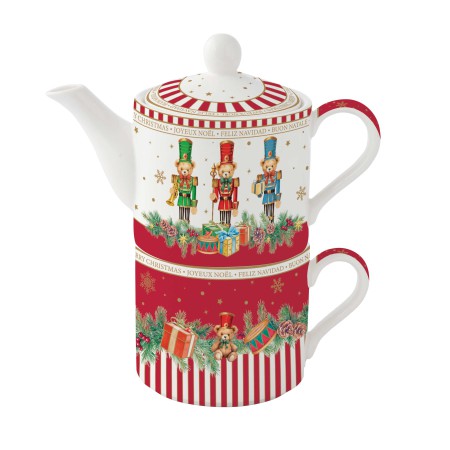 CHRISTMAS TEDDY ΤΕΑ FOR ΟΝΕ 280ML&280ML ΠΟΡΣΕΛ