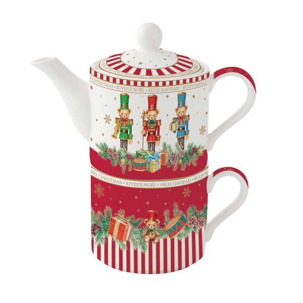 CHRISTMAS TEDDY ΤΕΑ FOR ΟΝΕ 280ML&280ML ΠΟΡΣΕΛ