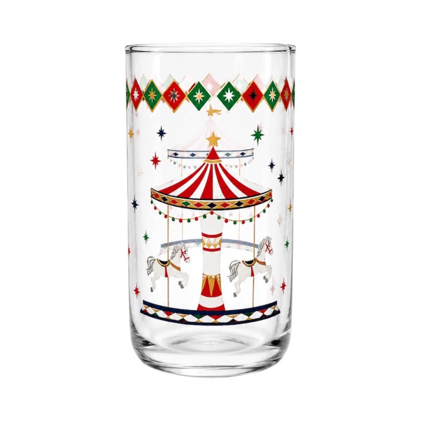 CAROUSEL ΠΟΤΗΡΙ ΣΩΛΗΝΑ 365ML ΓΥΑΛΙΝΟ