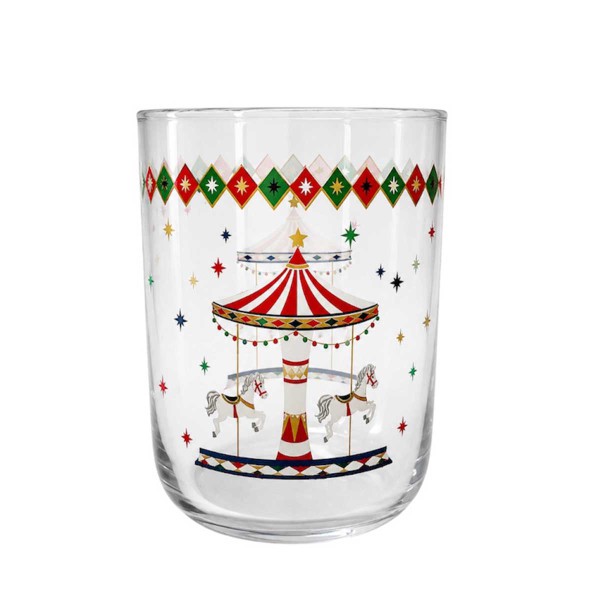 CAROUSEL ΠΟΤΗΡΙ ΝΕΡΟΥ 350ML ΓΥΑΛΙΝΟ