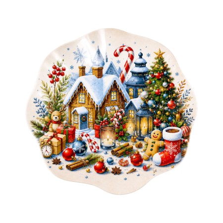 GINGERBREAD ΜΠΩΛ 19CM ΓΥΑΛΙ