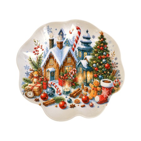 GINGERBREAD ΜΠΩΛ 21CM ΓΥΑΛΙ