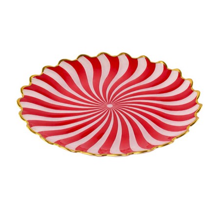 BONBON CHARGER PLATE 32CM GLASS