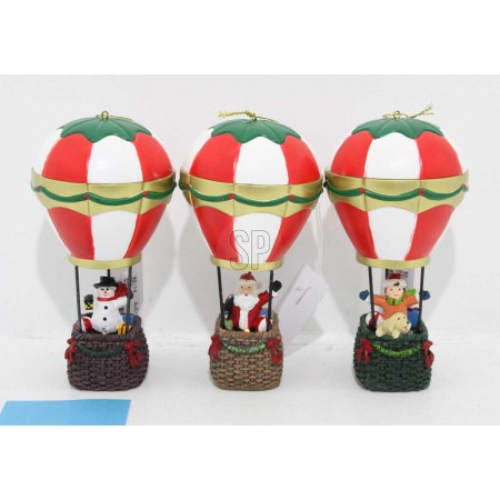 AIR BALLOON HANGING DECORATION 17CM ASSORTED POLYE