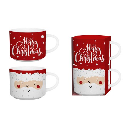 MERRY XMAS Σ/2 ΚΟΥΠΕΣ 340ML ΣΤΟΙΒΑΖ ΣΥΣΚ ΔΩΡΟΥ ΠΟΡ