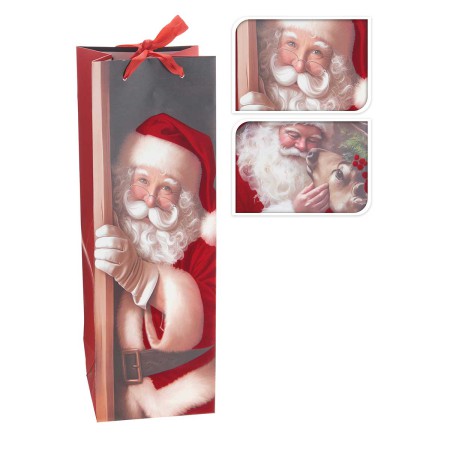 SANTA ΤΣΑΝΤΑ ΓΙΑ ΜΠΟΥΚΑΛΙ 12Χ10Χ36 ΔΙΑΦ ΣΧΕΔ ΧΑΡΤΙ