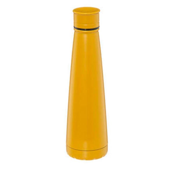 VACUUM BOTTLE 450ML STAINL. STEEL YELLOW