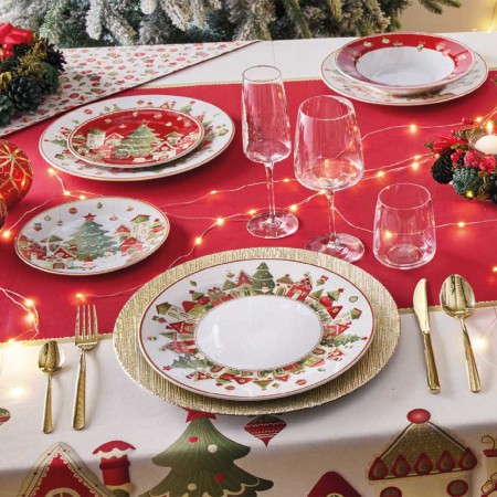 VILLAGGIO IN FESTA 18PCS DINNER SET PORCELAIN 2