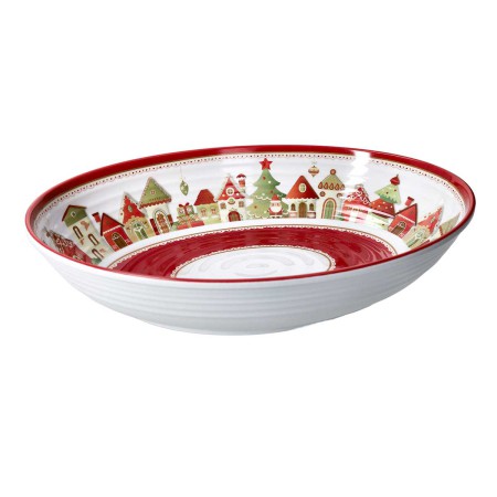 VILLAGGIO IN FESTA OVAL BOWL 33X23CM MELAMINE