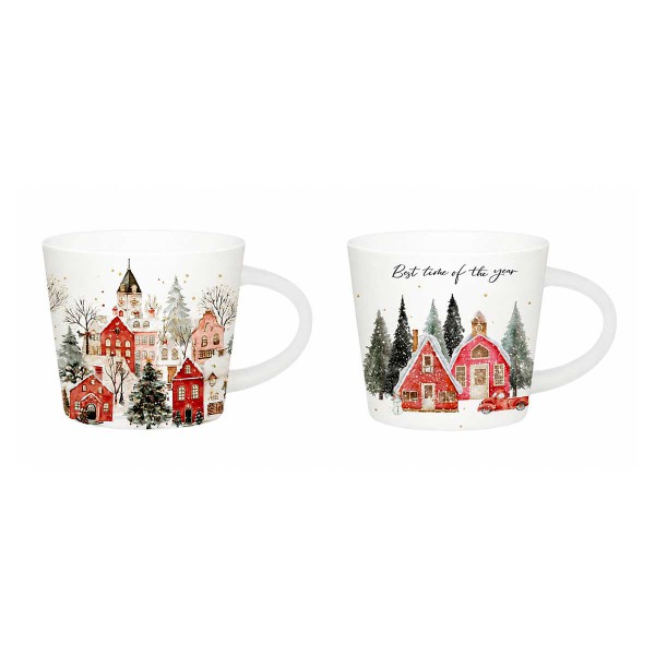 CHRISTMAS VILLAGE ΚΟΥΠΑ 480ML  ΠΟΡΣΕΛΑΝΗ