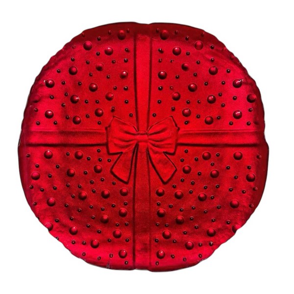 GIFT SQUARE PLATE 32CM GLASS