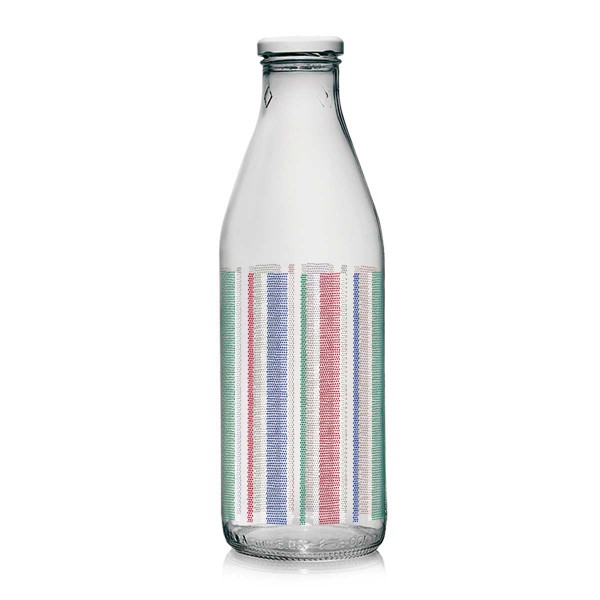 CANVAS MULTI GLASS MILK BOTTLE 1L