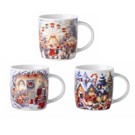 CHRISTMAS ICONS PORCELAIN MUG 350ML COLOR SLEEVE 2