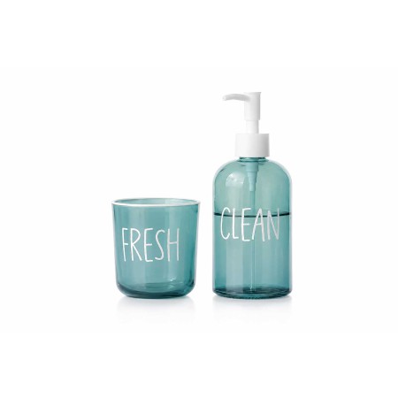 VIOLA SET SOAP DISPENSER & TOOTHBRUSH HOLDER