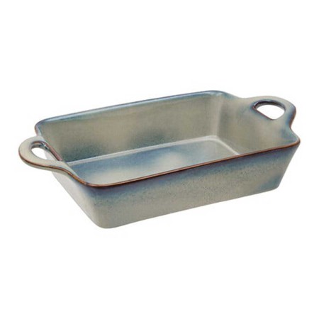 TERRE GREEN RECTANGULAR DISH 30X22 CERAMIC