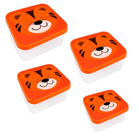 LION 4PCS STORAGE BOWL 350/530/780/1160ML