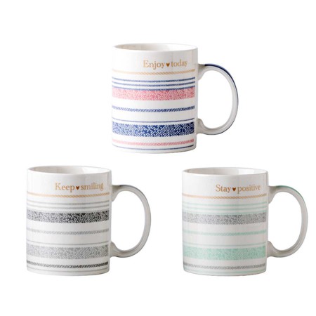 MESSAGES MUG 350ML NEW BONE CHINA