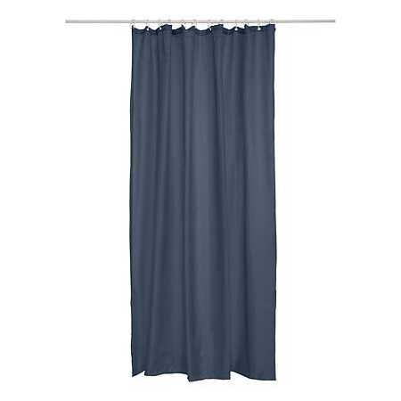 SHOWER CURTAIN BLUE 180X200CM POLYESTER