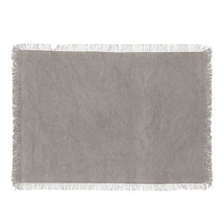 MAHA PLACEMAT GREY 45X30 FABRIC