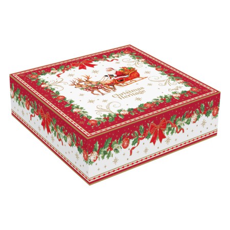 CHRISTMAS HERITAGE 4PCS DESSERT PLATE 20CM SET POR 2