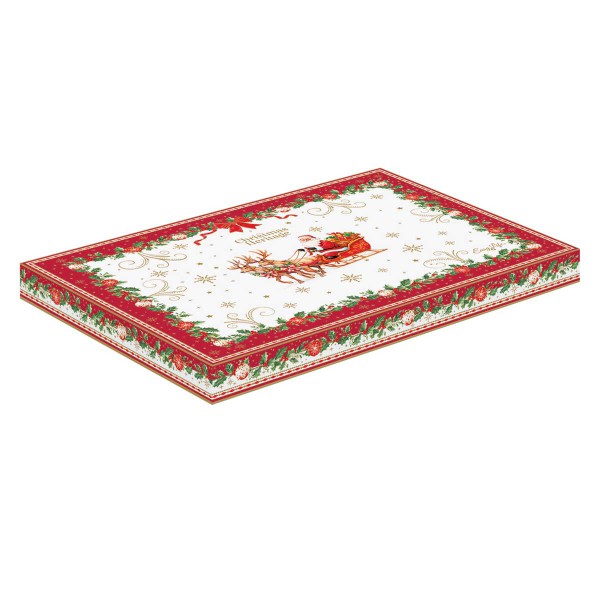 CHRISTMAS HERITAGE ΟΒΑΛ ΠΙΑΤΕΛΑ 36X25CM ΠΟΡΣΕΛ