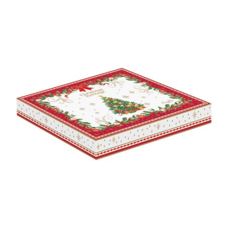 CHRISTMAS HERITAGE PORCELAIN DISH TREE 20,5X25,5CM