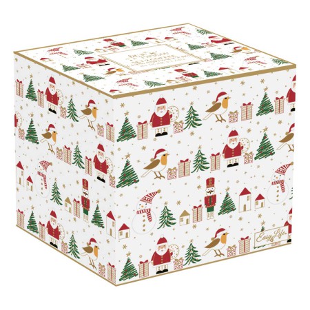 LET IT SNOW PORCELAIN COOKIE JAR 11X15CM 2