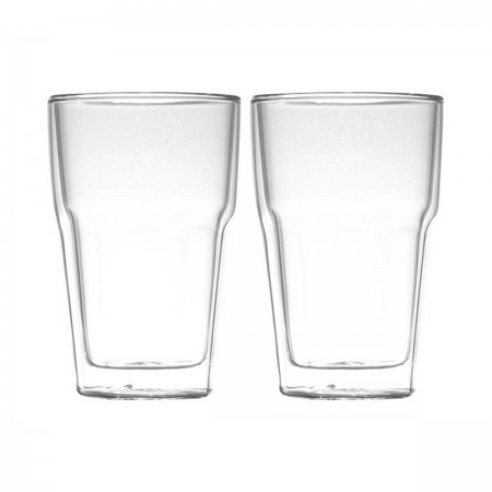 CHANTILLY 2PCS GLASS DOUBLE WALL TUMBLERS 300ML