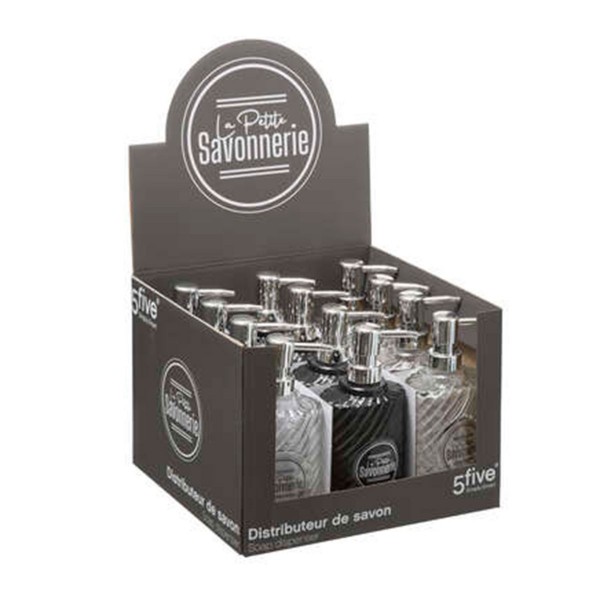 SAVONNERIE GLASS SOPA DISPENSER TRANSPAR/GREY