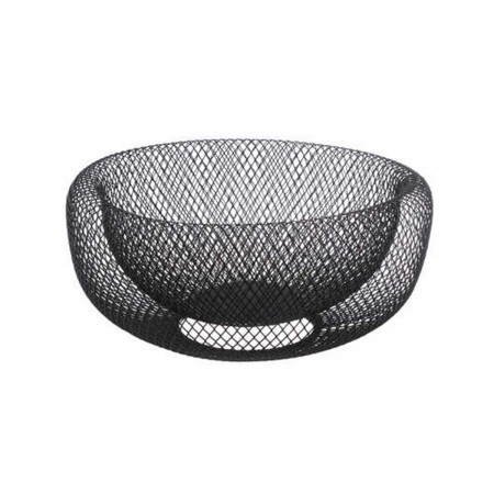 FRUIT BASKET MESH 27CM 2 COLORS METAL