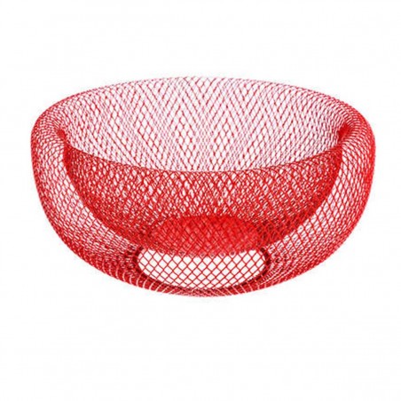 FRUIT BASKET MESH 27CM 2 COLORS METAL