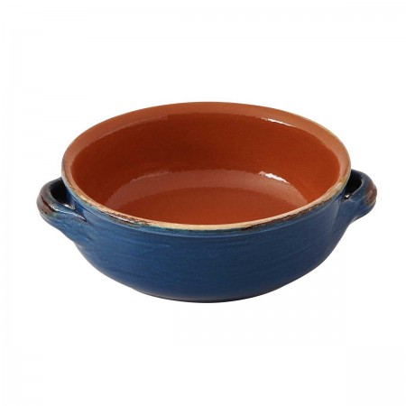 LE PRIMIZIE CASSEROLE W/HAND 4 COLORS STONEWARE