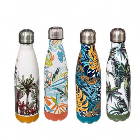 TROPICAL VACUUM BOTTLE 0.5L STAINLESS 4 DESIGN