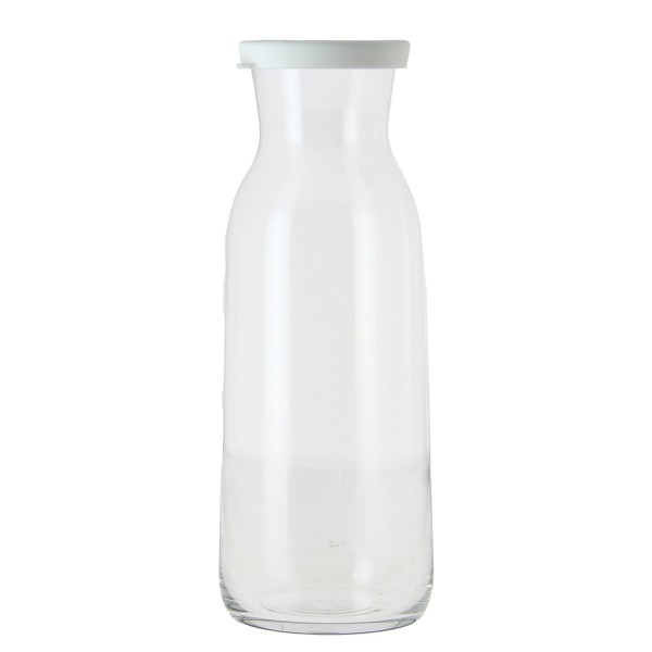 LAURA CLEAR GLASS JUG 1,2 LT SILICONE LID