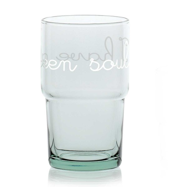 GREEN SOUL 3PCS GLASS LONGDRINK TUMBLER 440ML SET