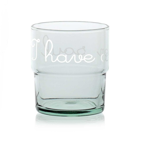 GREEN SOUL 3PCS GLASS WATER TUMBLER 300ML SET