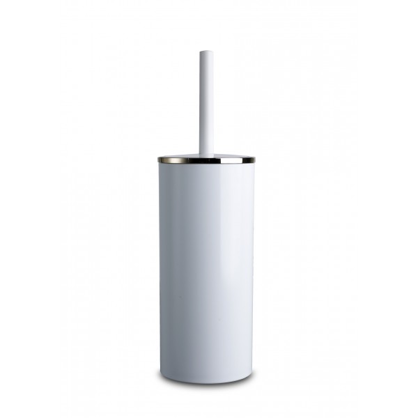 LENOX WHITE TOILET BRUSH HOLDER PLASTIC