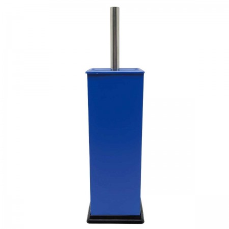 SQUARE TOILET BRUSH HOLDER MATT BLUE STAIN STEEL