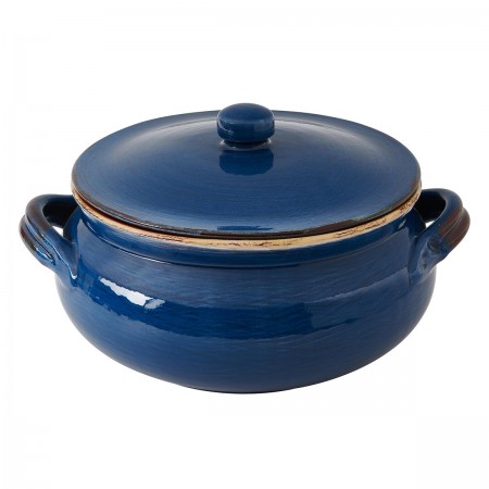 LE PRIMIZIE BLUE CASSEROLE 24CM STONEWARE