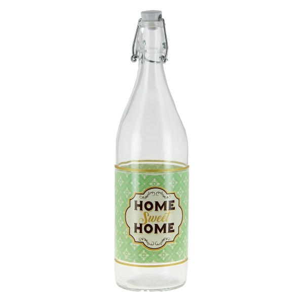 BOUTIQUE VIOLA GLASS WATER BOTTLE 1L