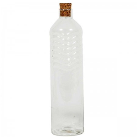 GLASS BOTTLE WITH LID 1000 ML