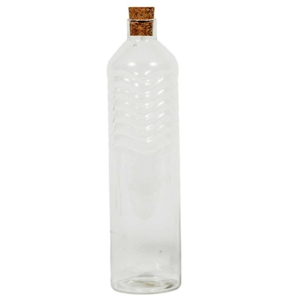 ΓΥΑΛΙΝΟ ΜΠΟΥΚΑΛΙ ΜΕ ΚΑΠΑΚΙ 1000 ML