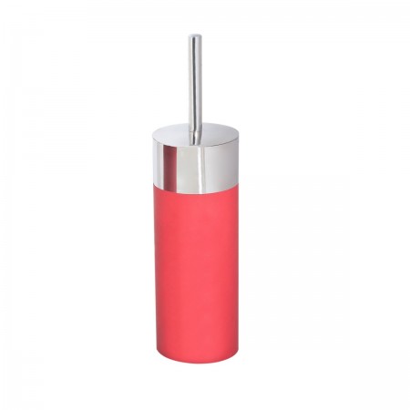 TOILET BRUSH HOLDER ROUND RED