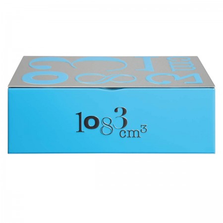 VOLUMETRIE BLUE MTELLIC BOX 13X19.5X6.5