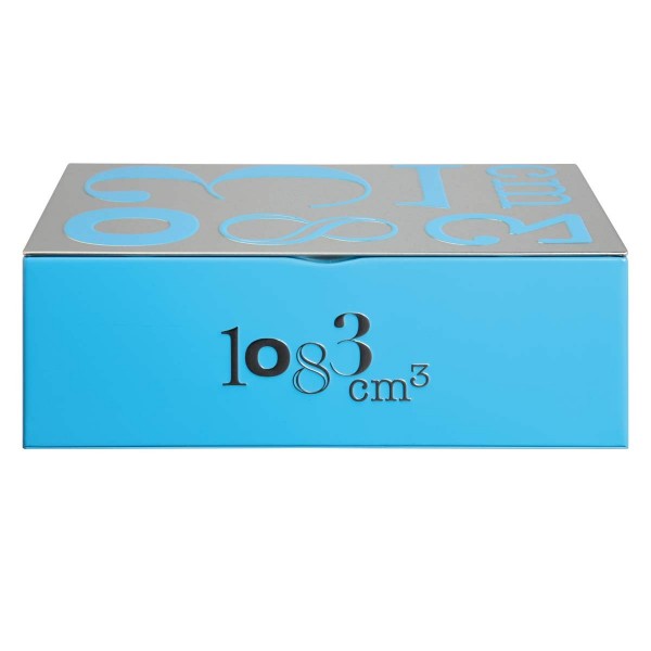 VOLUMETRIE BLUE MTELLIC BOX 13X19.5X6.5