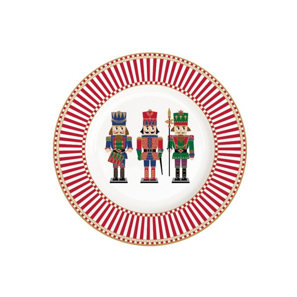 NUTCRACKER PORCELAIN SIDE PLATE 19CM