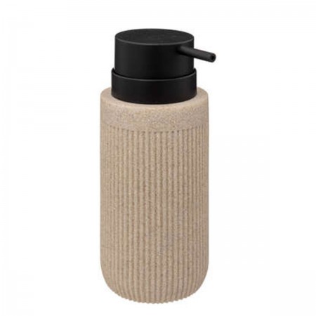 ONYX SOAP DISPENSER BEIGE POLYRESINE
