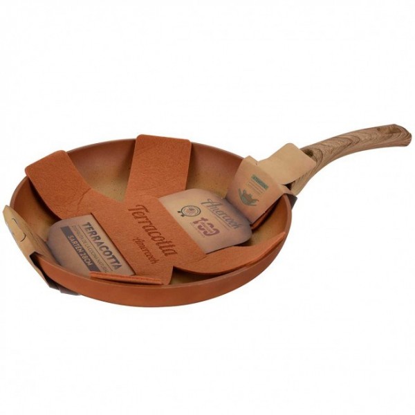 TERRACOTTA FRY PAN 20 CM NON-STICK