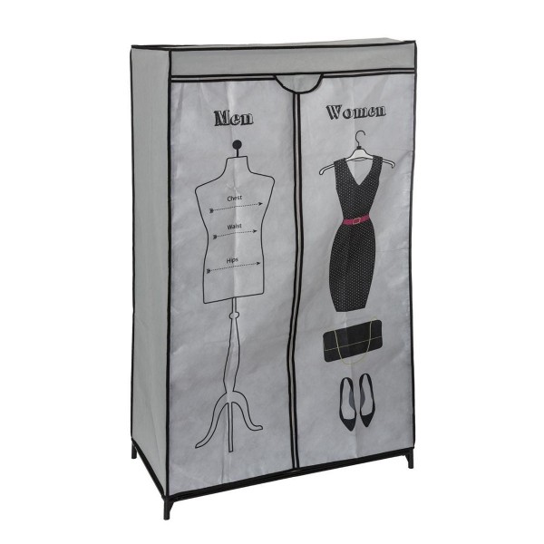 PRINTED 1 BAR WARDROBE MAN/WOMAN METAL/POLYPROPYL