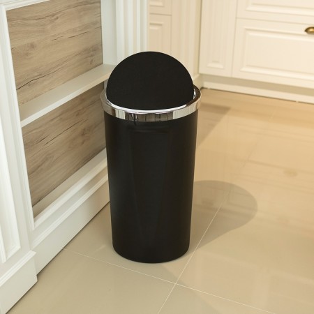LENOX ΜΑΥΡΟΣ ΚΑΔΟΣ 35LT ΠΛΑΣΤΙΚΟ 2